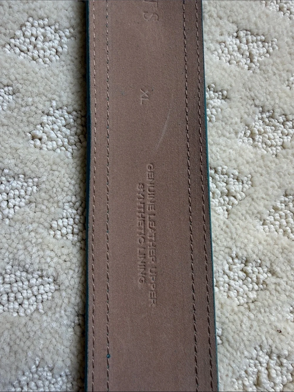 Talbots Teal Suede Wide Waist Belt